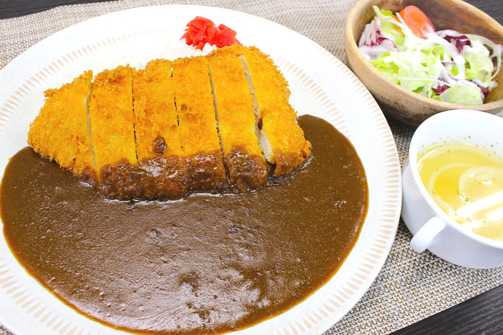 チキンカツカレーセット