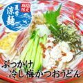 ぶっかけ冷し梅かつおうどん
