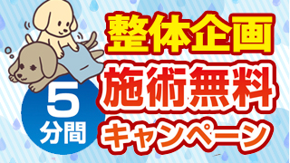 整体企画・施術無料キャンペーン