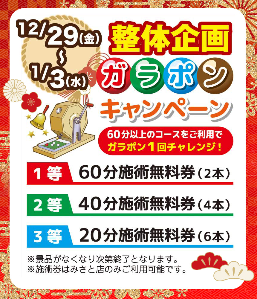 整体企画・ガラポンキャンペーン