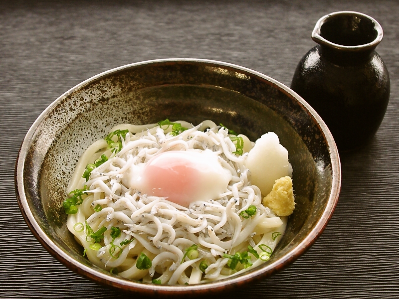 釜揚げしらすぶっかけうどん